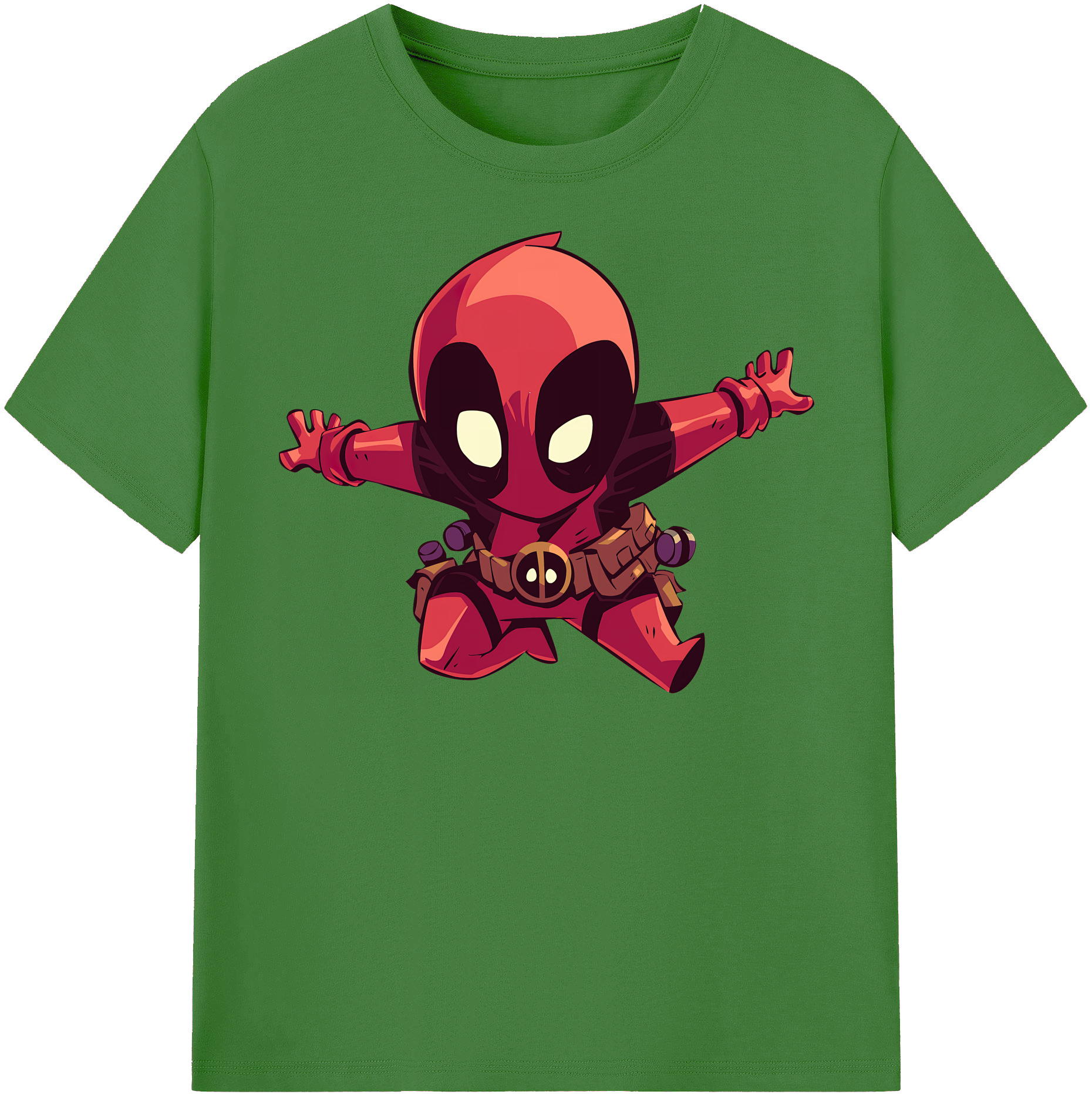 （画像用） Deadpool デッドプール レディースカジュアルプリントTシャツ（綿100％）